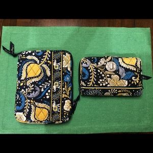 Vera Bradley Tablet Sleeve and Turnlock wallet